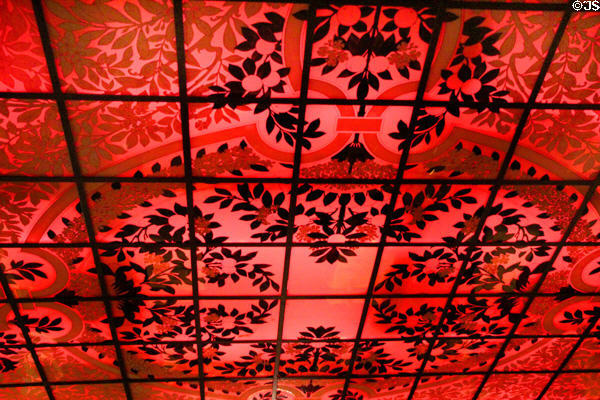 Maxim's Restaurant Art Nouveau ceiling design. Paris, France.