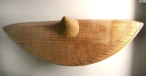 Ganda woven shield (19thC) from Uganda at Musée du quai Branly. Paris, France.