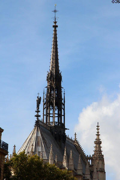 St Chapelle (1238-48) commissioned by King Louis IX of France. Paris, France.
