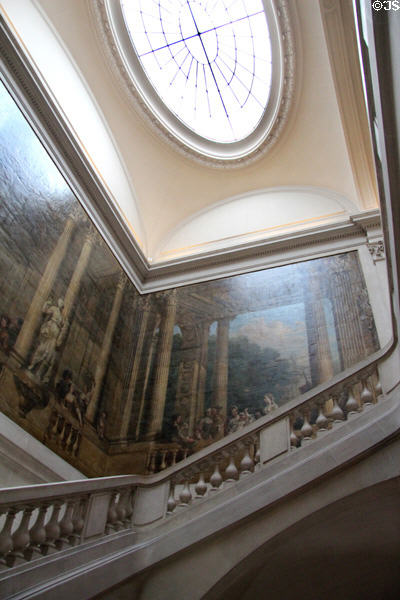 Wall paintings by Paolo-Antonio Brunetti from Luynes mansion prior to demolition, now at Carnavalet Museum. Paris, France.