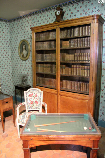 Furniture & belongings from apartments of royal family during their imprisonment at the Temple Tower 1792-95 at Carnavalet Museum. Paris, France.