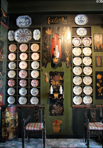 Chinese drawing room at Maison de Victor Hugo. Paris, France.