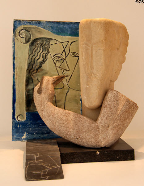 Sculpture (1929-49) by Ossip Zadkine at Museum Zadkine. Paris, France.