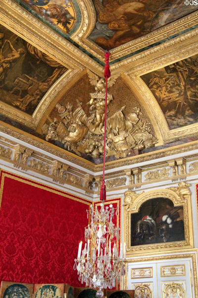 Queen's Royal Table Antechamber at Versailles Palace. Versailles, France.