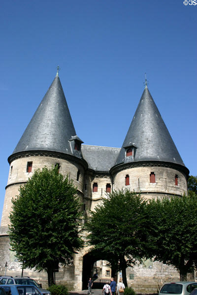Towers of former Bishop's Palace, now Musée Départemental de l'Oise. Beauvais, France.