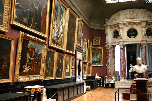 Musée Condé in Grand Château at Château de Chantilly. Chantilly, France.