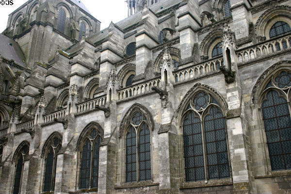 Gallery of Cathédrale Notre-Dame. Laon, France.