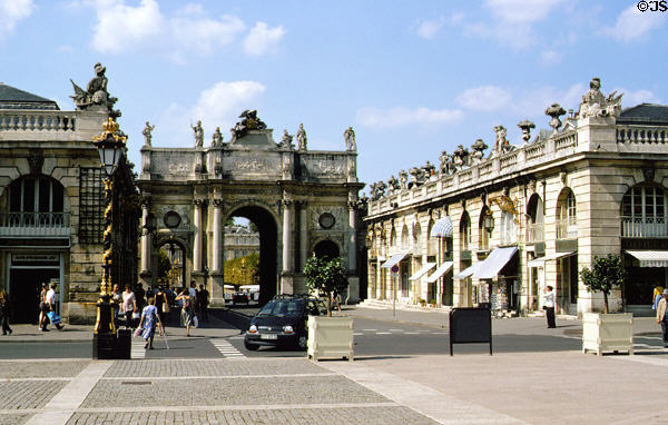 Arc de Triomphe (c1775) by Emmanuel Héré de Corny to honor Louis XV. Nancy, France.