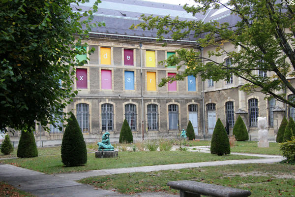 Gardens of Museum of Fine Arts. Reims, France.