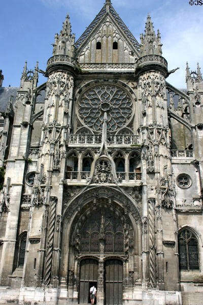Notre Dame Cathedral (12thC) with some re-building & additions in subsequent centuries. Senlis, France.