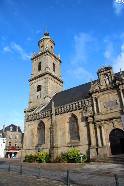 St Gildas Church (1663)on Place Gabriel Deshayes. Auray, France.