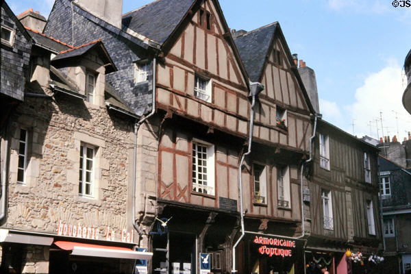 Stone & half-timbered buildings. Vannes, France.