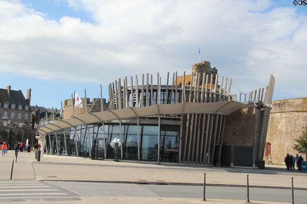 Tourist Information Centre at Porte Saint-Vincent. St Malo, France.