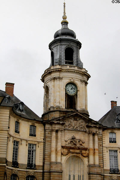 Clock tower of Rennes City Hall. Rennes, France. Architect: Jacques Gabriel.