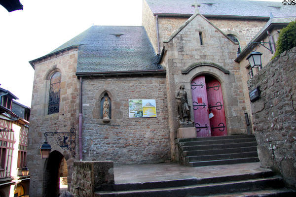 Saint Peter parish church (dates from 11thC but much altered). Mont-St-Michel, France.