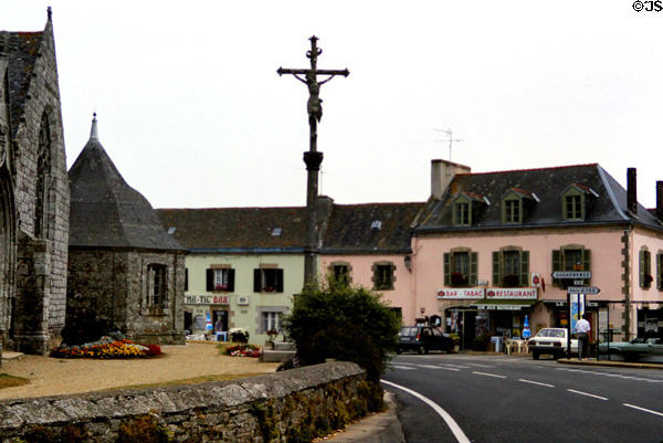St Cadoan Church & Calvary. Poullan-sur-Mer, France.
