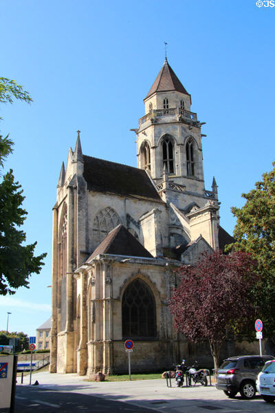 Église Saint-Étienne-le-Vieux de Caen (Old St Stephen's Church) (15thC) near Caen city hall. Caen, France.