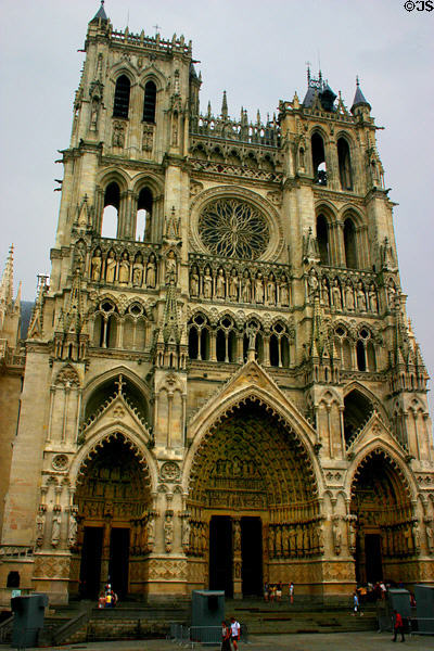 Amiens Cathedral (aka Cathedral of Our Lady) (1220-70). France. Architect: Robert of Luzarches; Thomas de Cormont.