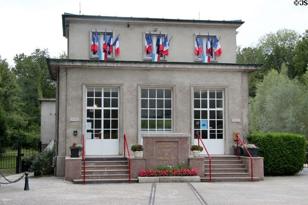 Armistice Rail Car Museum with artifacts related to 1918 & 1940 armistices. Compiègne, France.