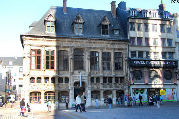 House of Exchequer on Cathedral Square. Rouen, France.