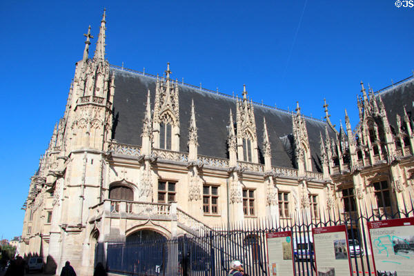 Procurers Hall (1499) of former Parliament of Normandy & Courthouse. Rouen, France.