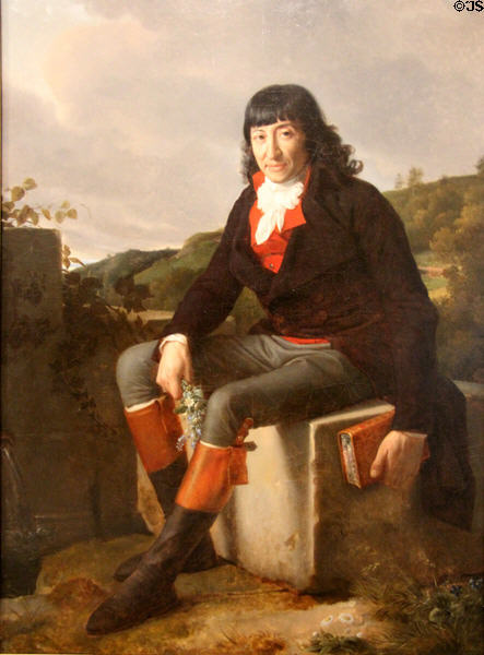 Portrait of Louis-Marie La Revellière-Lépeaux painting (c1798) at Angers Fine Arts Museum. Angers, France.