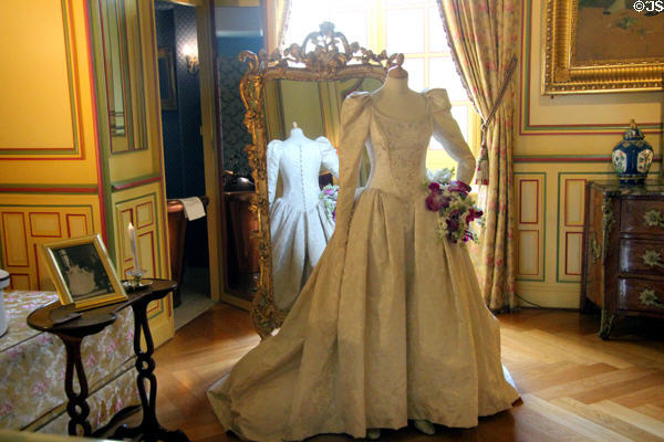 Bridal chamber at Cheverny Chateau. Cheverny, France.