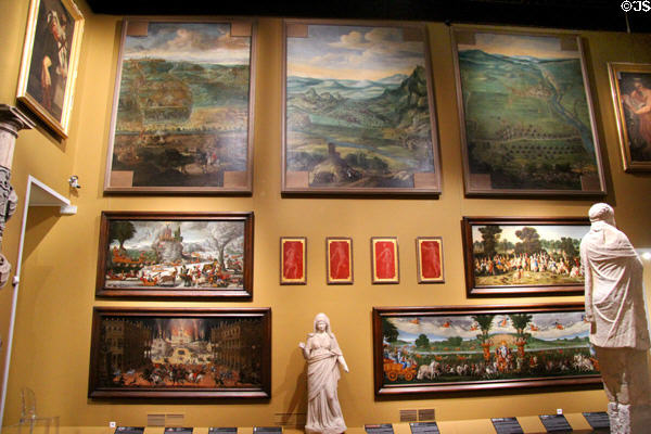 Gallery of large format art (17-18thC) at Orleans Beaux Arts Museum. Orleans, France.