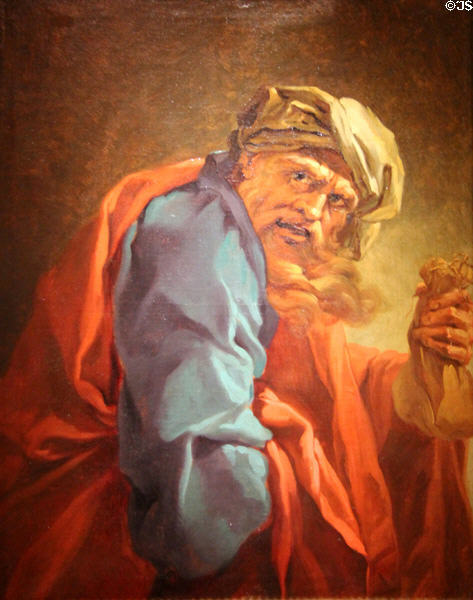 Judas painting (c1766-7) by Louis-Jacques Durameau at Orleans Beaux Arts Museum. Orleans, France.