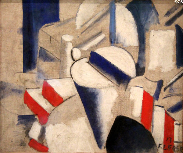Contrastes de formes painting (1913) at Musée National Fernand Léger. Biot, France.