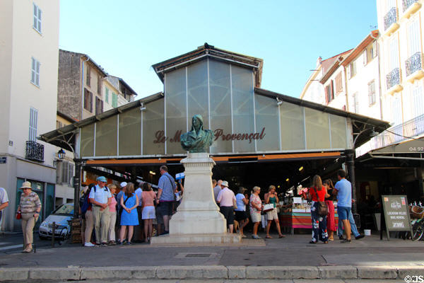 Market Hall (19thC) on Cours Masséna. Antibes, France.