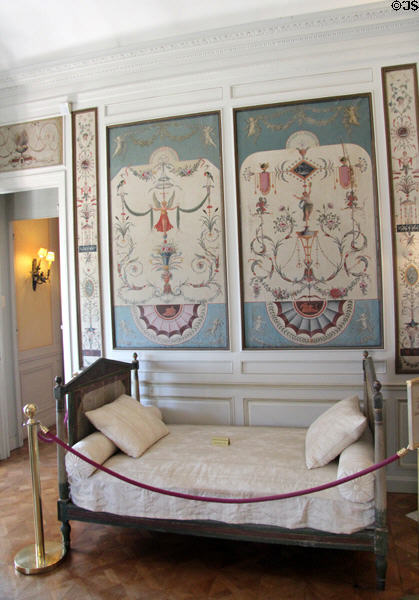 Directoire room at Villa Ephrussi de Rothschild. Saint Jean Cap Ferrat, France.