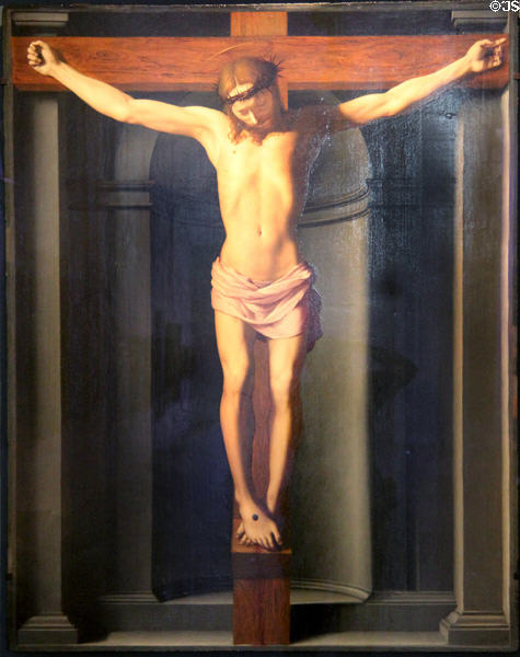 Crucifixion painting (c1540) by Bronzino at Nice Fine Arts Museum. Nice, France.