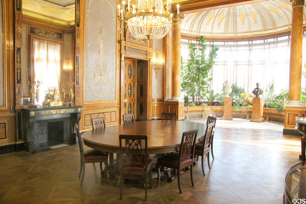 Dining room at Masséna Museum. Nice, France.
