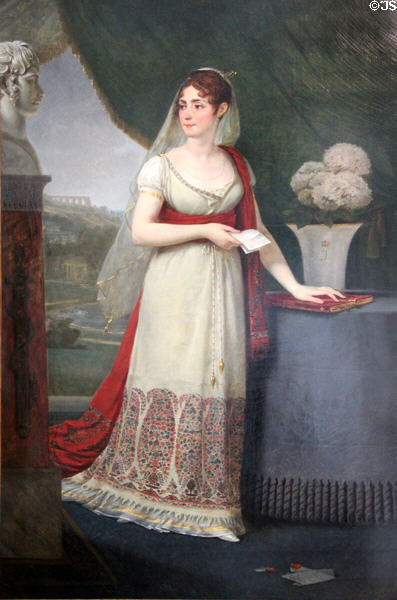 Empress Joséphine painting (1808) by Antoine-Jean Gros at Masséna Museum. Nice, France.
