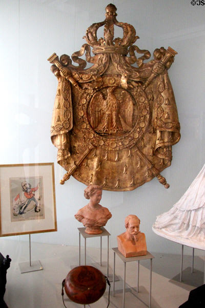 Mementos of 2nd Empire of France at Masséna Museum. Nice, France.