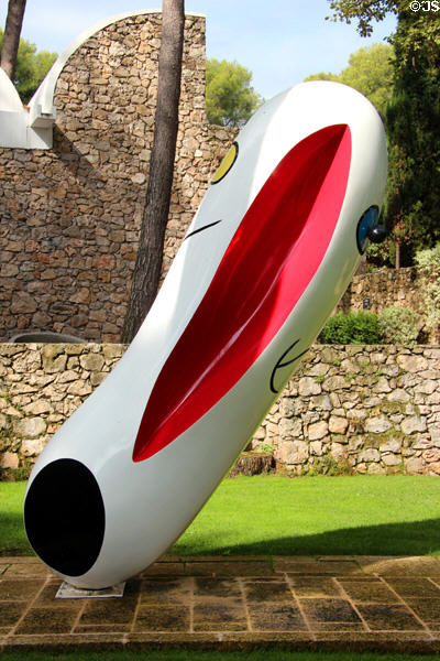 Character (Personnage) epoxy resin sculpture (1972) by Joan Miró at Fondation Maeght. St Paul de Vence, France.