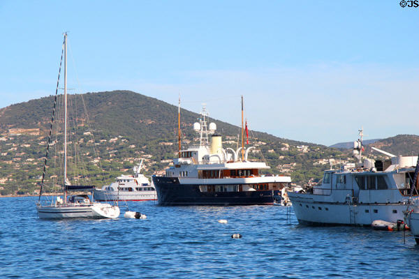 Harbor & yachts. St Tropez, France.