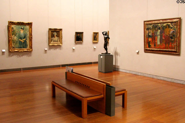 Gallery at Musée des Beaux-Arts de Lyon. Lyon, France.