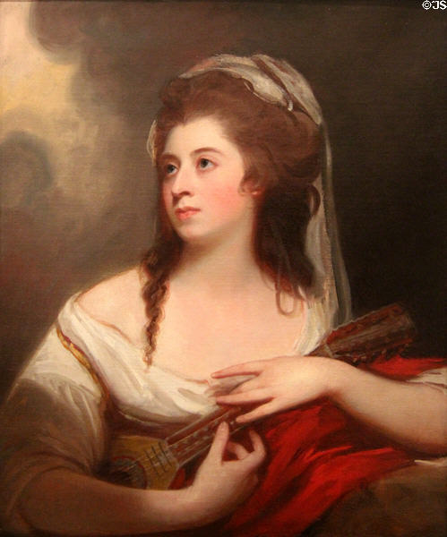 Portrait of Sophia Cumberland (c1780) by George Romney at Beaux-Arts Museum. Lyon, France.