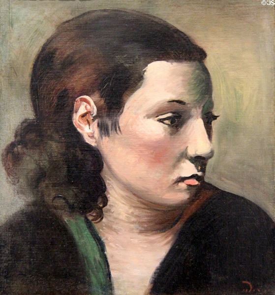 Portrait of a woman (c1927) by André Derain at Beaux-Arts Museum. Lyon, France.