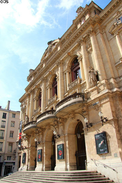 Celestins Theater (1877) at Place des Celestins. Lyon, France. Architect: Gaspard André.