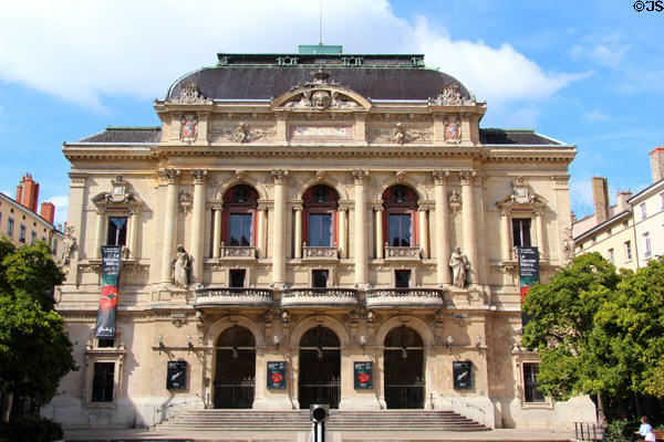 Celestins Theater (1877) at Place des Celestins. Lyon, France.
