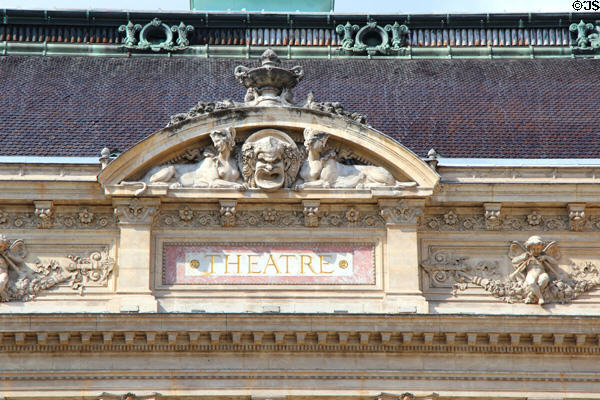 Decoration on Celestins Theater. Lyon, France.