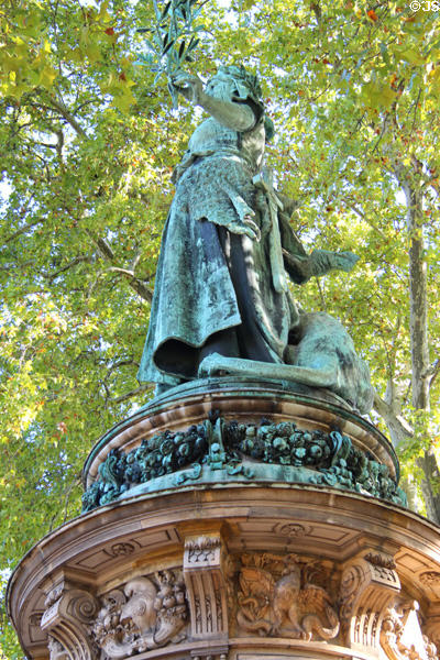 Monument (1889) to glory of French Republic at Place Carnot. Lyon, France.