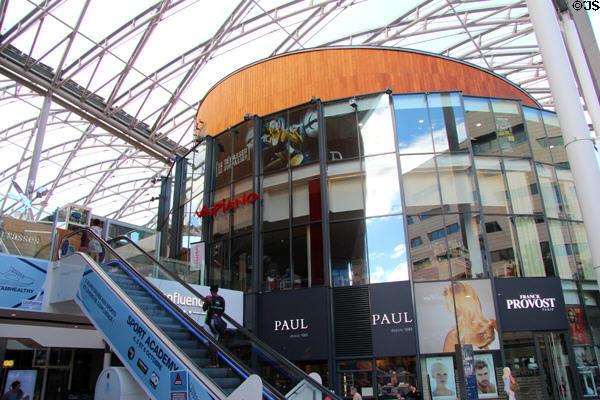 Confluence shopping center. Lyon, France.