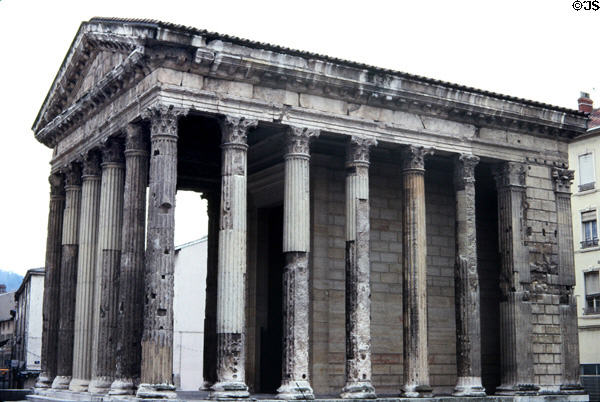 Temple of Augustus & Livia (end 1stC BCE). Vienne, France.