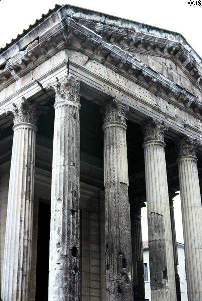 Temple of Augustus & Livia (end 1stC BCE). Vienne, France.