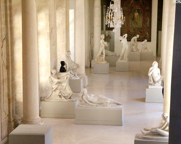 Sculpture gallery at Calvet Museum. Avignon, France.