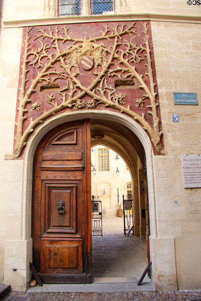 Palais du Roure (1469) (Collège du Roure 3) by Pierre Baroncelli. Avignon, France.